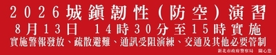 2026城鎮韌性防空演習