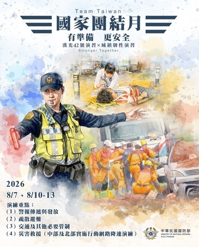 2026城鎮韌性(防空)演習宣導